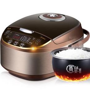 10点：Midea 美的 MB-WFS4017TM 智能迷你电饭煲4L 169元包邮(前1000名)