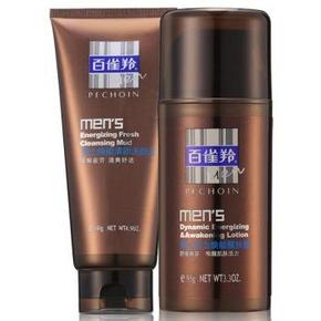 百雀羚 男士焕能 清新洗颜泥140g+醒肤露95g 29.5元(59，199-100)