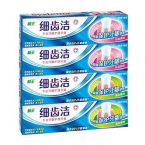 狮王 细齿洁 牙膏 清凉薄荷140gx2支+怡香薄荷140gx2支+清洁片4片 39.9元包邮