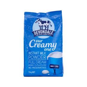 新低价：德运Devondale 全脂高钙奶粉1kg 46.6元(79.9，199-100)