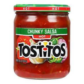 华北小白菜：TOSTITOS 多堤士 莎莎番茄调味酱 重辣 439.4g/罐 9.9元(日常30+)