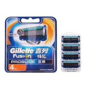 手机端：吉列 锋隐致顺剃须刀(含1刀头) + 凑手动刀片4刀头 109元(209-100)