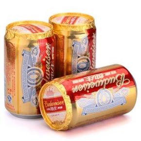 Budweiser 百威 纯生啤酒330mlx24听 84元(168，199-100)