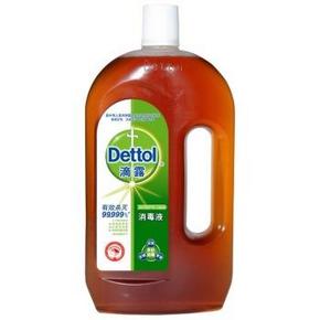 Dettol 滴露 消毒液1.2L 34.5元(69，199-100)