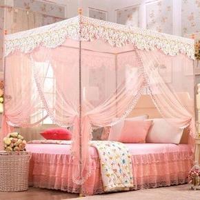 迎馨 韩版碎花公主超柔帐纱 1.8米床 约69.5元(139，199-100)