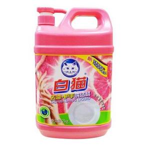 白猫 去油+护手洗洁精2000g 9.9元