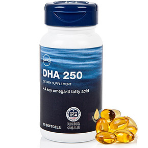 GNC 健安喜DHA软胶囊 60粒/瓶 89元