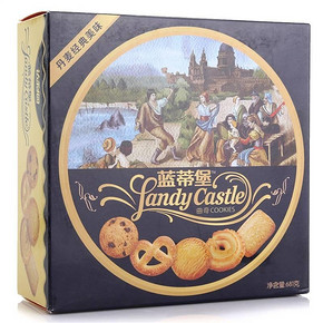 手机端：达利园 蓝蒂堡 曲奇饼干 681g  39元