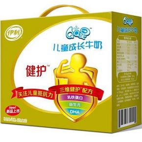 部分地区：伊利 QQ星 儿童成长牛奶 健护儿童营养礼盒装 125mlx20瓶 28元