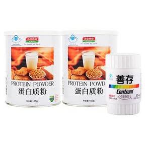 汤臣倍健 蛋白质粉150gX2罐+善存佳维片30片 84元包邮(89-5)