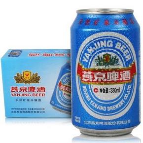 燕京啤酒 蓝听11度330mlx24听 整箱装 36元(72，买1赠1)