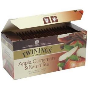 波兰进口 Twinings 英国川宁 苹果肉桂葡萄果香红茶50g 19元(38，99-50)