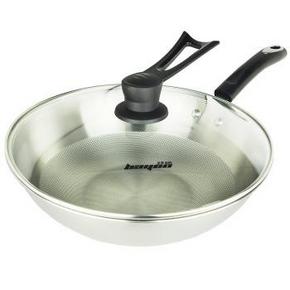 BAYCO 拜格 BG1128 不锈钢三层钢炒锅 32cm 折49.5元(99，199-100)