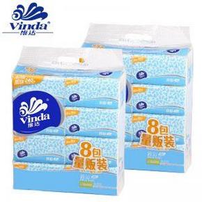 维达 抽纸 倍韧面巾纸  3层150抽*16包 27.9元(39.9-12券)