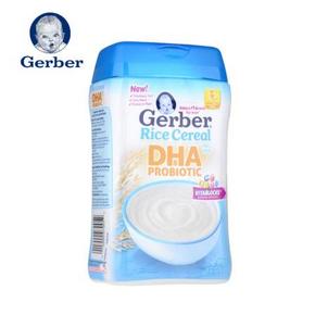 嘉宝Gerber 辅食 一段DHA大米米粉添加益生菌227g 20元(39.9，199-100)