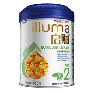 限华东：Wyeth 惠氏 启赋 较大婴幼儿配方奶粉 2段 900g 279元包邮