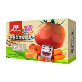 方广  三文鱼蔬菜 宝宝营养面300g 14元