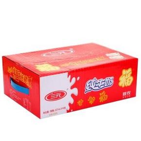 北京：三元 利乐枕 纯牛奶227mlx16袋 19.9元