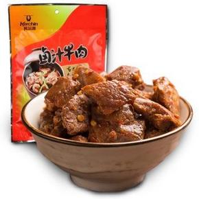 部分地区：内蒙古特产 科尔沁 卤汁牛肉香辣味68g 7.7元(可77-17)