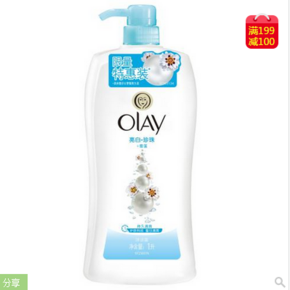 华南：玉兰油 亮爽珍珠沐浴露1000mlX5瓶+ 水嫩清爽沐浴露720mlX1瓶 102元(202-100)