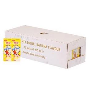 德亚 香蕉牛奶 200MLx30盒 箱装 54.5元(109，买1赠1)