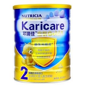 可瑞佳(Karicare) 金装较大婴儿配方奶粉2段 900克 81.8元包邮