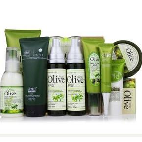 手机端；CO.E 韩伊 草本橄榄Olive补水保湿护肤品套装10件 39.9元