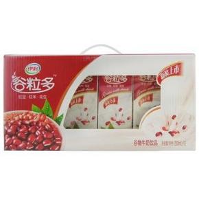 手慢无：伊利 谷粒多红谷牛奶饮品 礼盒装250ml*12盒  折14.7元