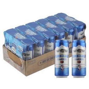 Harbin 哈尔滨 冰纯啤酒500ml*18听  折45元(90，满199-100)