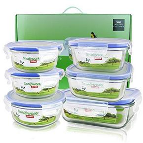 康宁扣 SP-6EP-RRS2/RZ 玻璃保鲜盒6件套装 89元(178，下单5折)