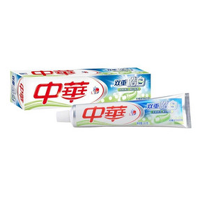 手机端：中华(ZHONGHUA) 双重皓白 柠檬薄荷牙膏130g 3.9元