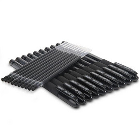 16点手机端：得力 33106 好写耐用卡装中性笔 10支+赠10芯 1元