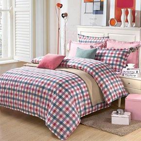 迎馨家纺 全棉斜纹印花双人四件套1.5米  89元包邮