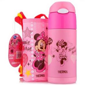 手机端：膳魔师 FFI-401FDS-LP 儿童用真空段吸管杯 108元(268-60-100)