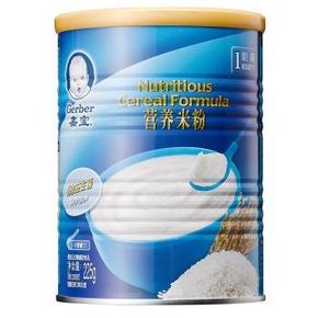 手机端：嘉宝 Gerber营养米粉225g 折25.5元(33.9，买3赠1)