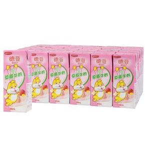 德亚 草莓牛奶 整箱 200mlx30盒+HAHNE 亨利 高纤燕麦片500g 70.32元包邮