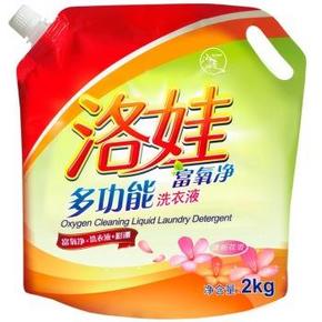 洛娃 多功能洗衣液2kg 6.9元(9.9，99-30)