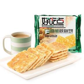 部分地区：好吃点 香脆核桃饼 108g/袋 1.3元(2.5，下单5折)