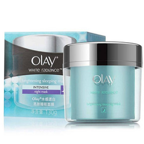 手机端：Olay玉兰油 水感透白亮肤睡眠面膜130g 折20元(39.9，199-100)
