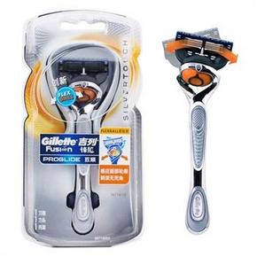 吉列 锋隐致顺银装限量版 手动剃须刀 1刀架+1刀头 +2刀头+凑单品 99.9元(199.9-100)