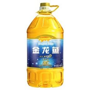 金龙鱼 海洋鱼油调和油4L  37.4元（49.9，199-50券）