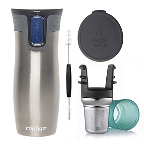 美国 contigo 悠享每刻 Westloop真空汽车杯450ml 149.5元(299，下单5折)