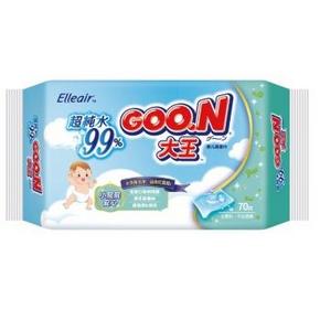 大王 GOO.N 护肤 婴儿柔湿巾 70片 9.9元（限购一件）