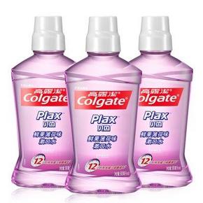 高露洁 贝齿鲜果薄荷漱口水500mlx3瓶 39.9元