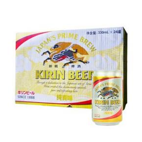 麒麟 纯真味啤酒 330mlx24罐/箱 69元(138，买1送1)