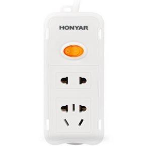 HONYAR 鸿雁 ZDP21G1T－DII 电源插座 7.5元(10，买4免1)