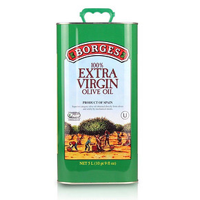 BORGES 伯爵  特级初榨橄榄油 5L+纽麦福 全脂牛奶250mlx12瓶 199元包邮