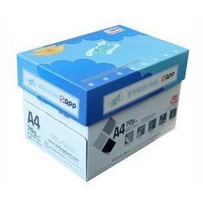 APP (金光) 清风 70克 A4 复印纸  500张x5包/箱 55元