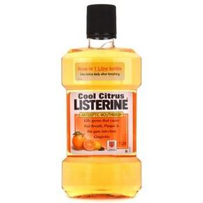 手机端：李施德林(Listerine) 橙味漱口水1000ml 29.9元(39.9，90-30)