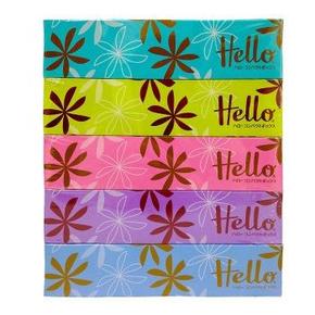 Hello 抽取式盒装面纸 2层150抽5盒装 9.9元